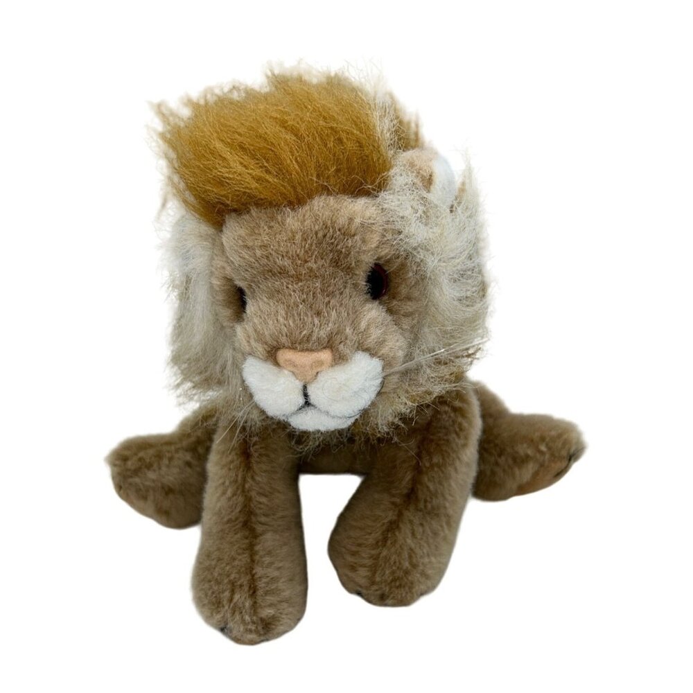 Vintage TY Classics Sahara Lion‎ Beanie Buddy 10” Plush 1997